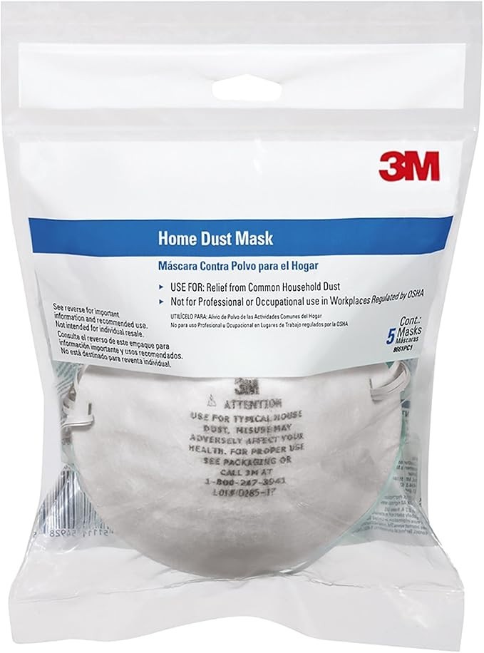 3M Home Dust Mask 8661P5-DC