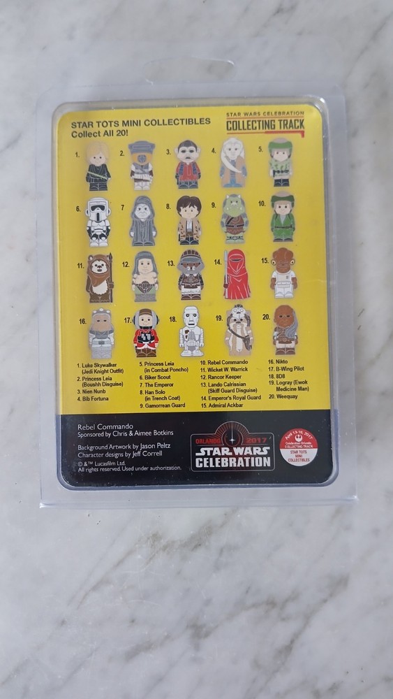 Star Wars Celebration Orlando 2017 Star Tots Rebel Commando