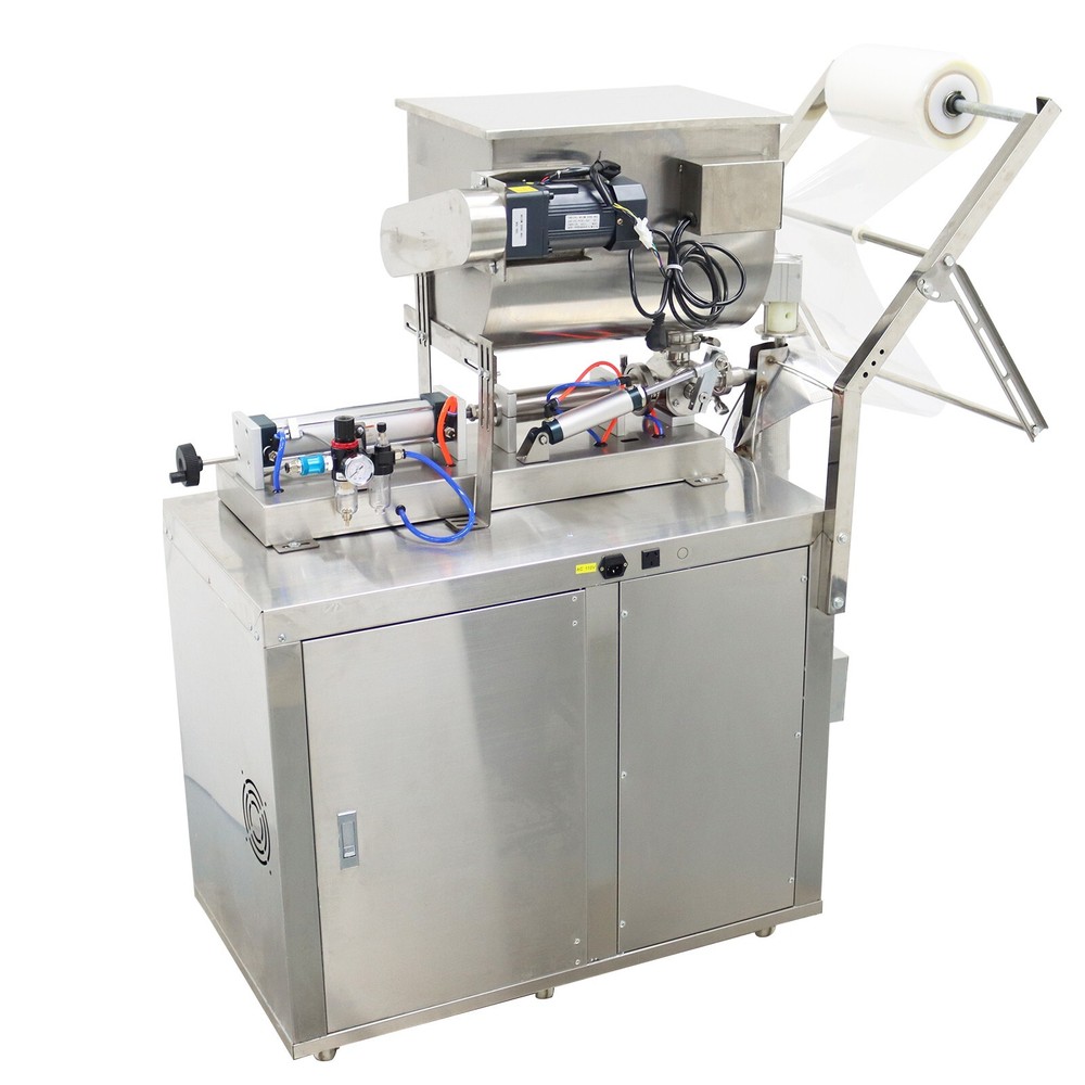 30-300ml Automatic Quantitative Liquid Paste Filler w/Horizontal Mixing Hopper