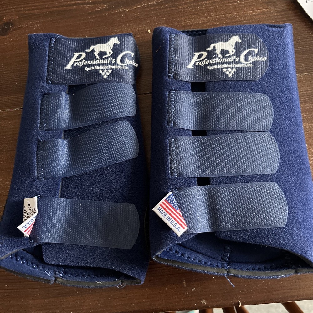 Professionals Choice SPB200 Quick Wrap Splint Boots Standard-10” Navy