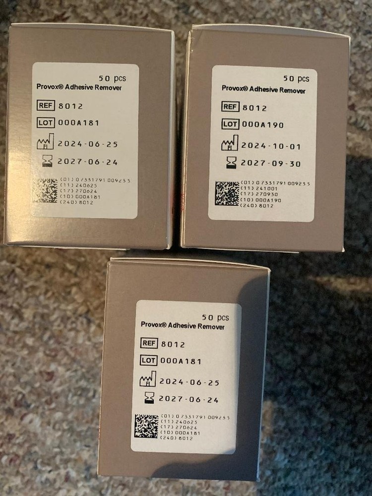 Provox adhesive remover 3 boxes