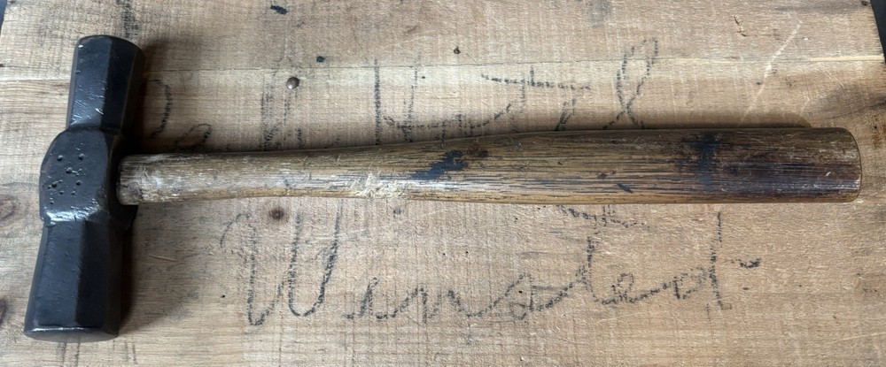 Unique Convex Octagonal Double Faced Blacksmith's Hammer 3 lb EXCELLENT!