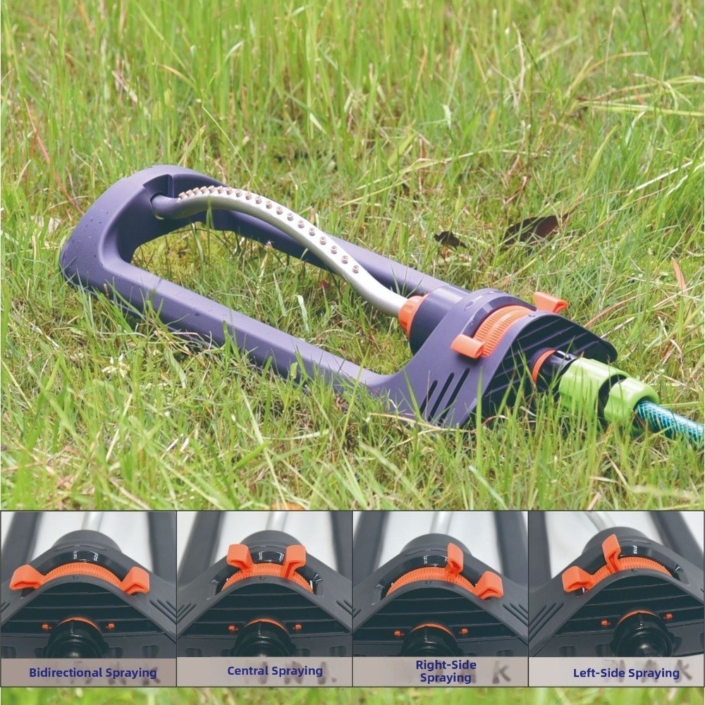 Automatic Swing Sprinkler Gray 19 Hole for Quick For easy Installation