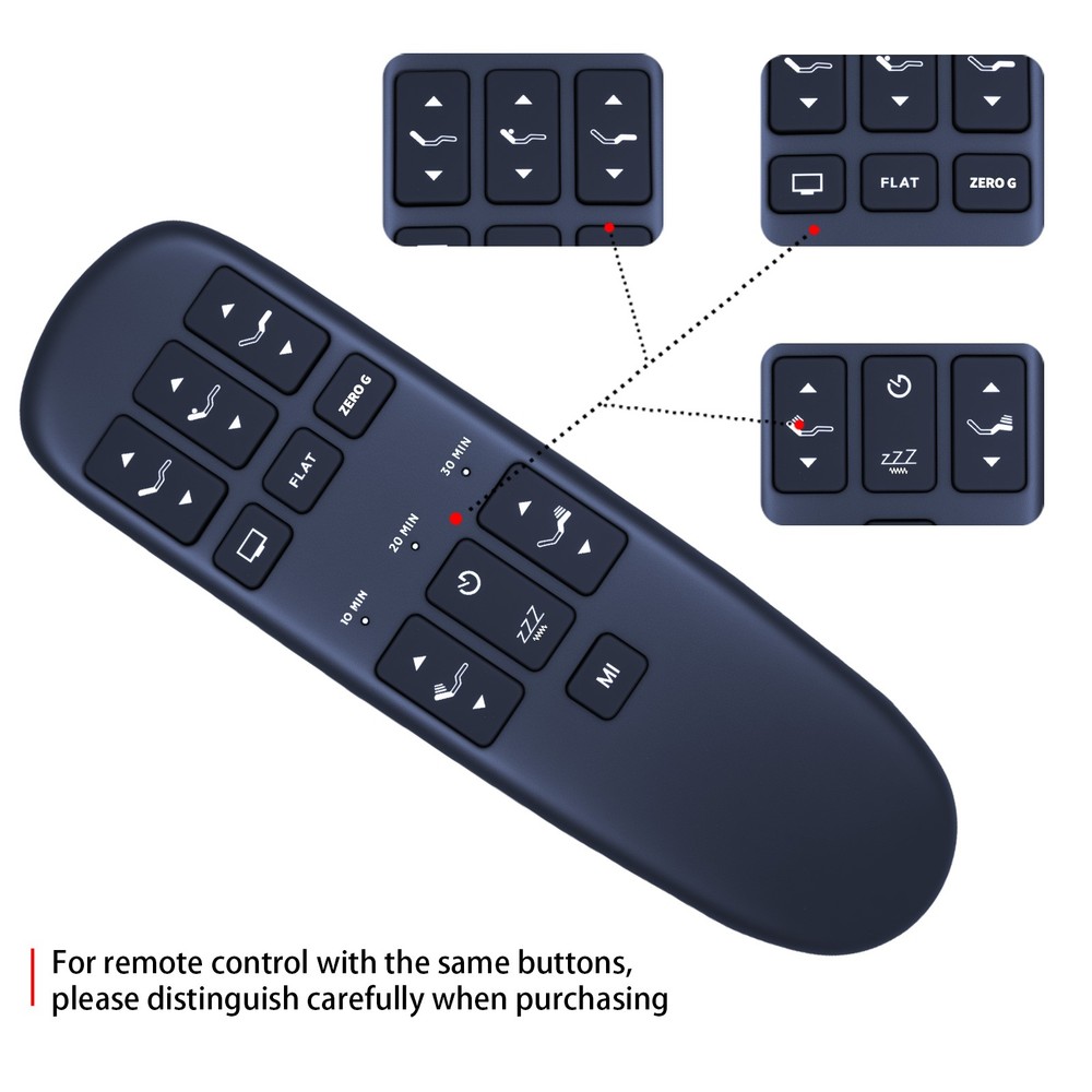 RF373E JLDK.28.10.17 Remote Control For Sleep Science Adjustable bed base