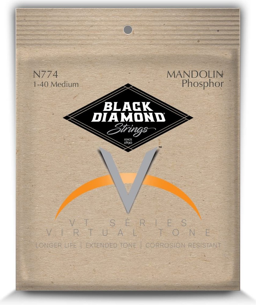 Black Diamond Strings N774 Mandolin Phos Medium Set .011/.015/.026/.040