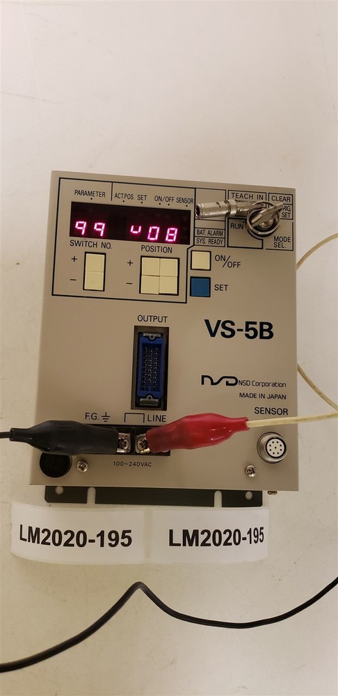 NSD VS-5B-UNNP-1-1.0 OUTPUT CONTROLLER VARICAM CAM SWITCH Sensor VRE-P028 P062