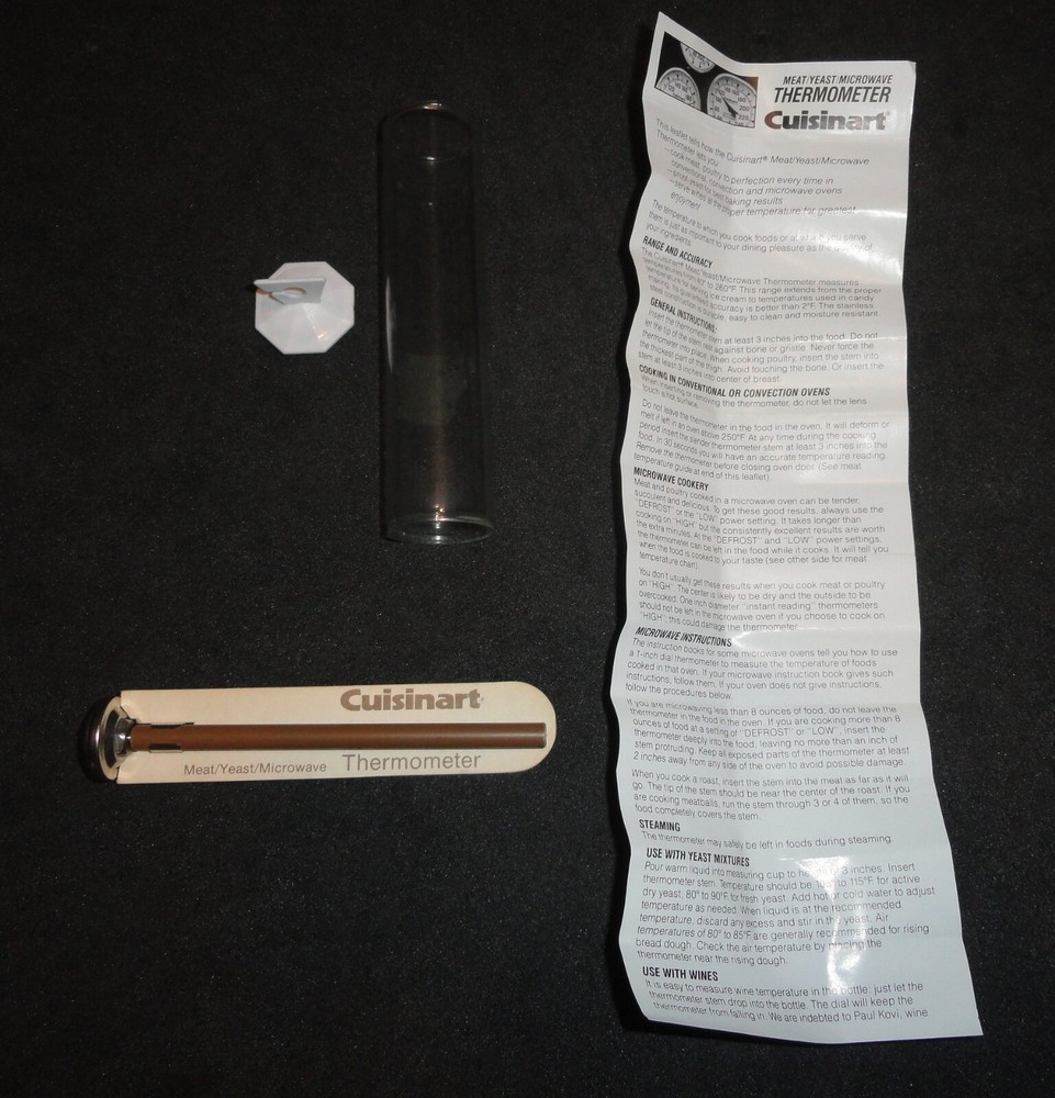 Cuisinart MEAT/YEAST/MICROWAVE Pocket Thermometer