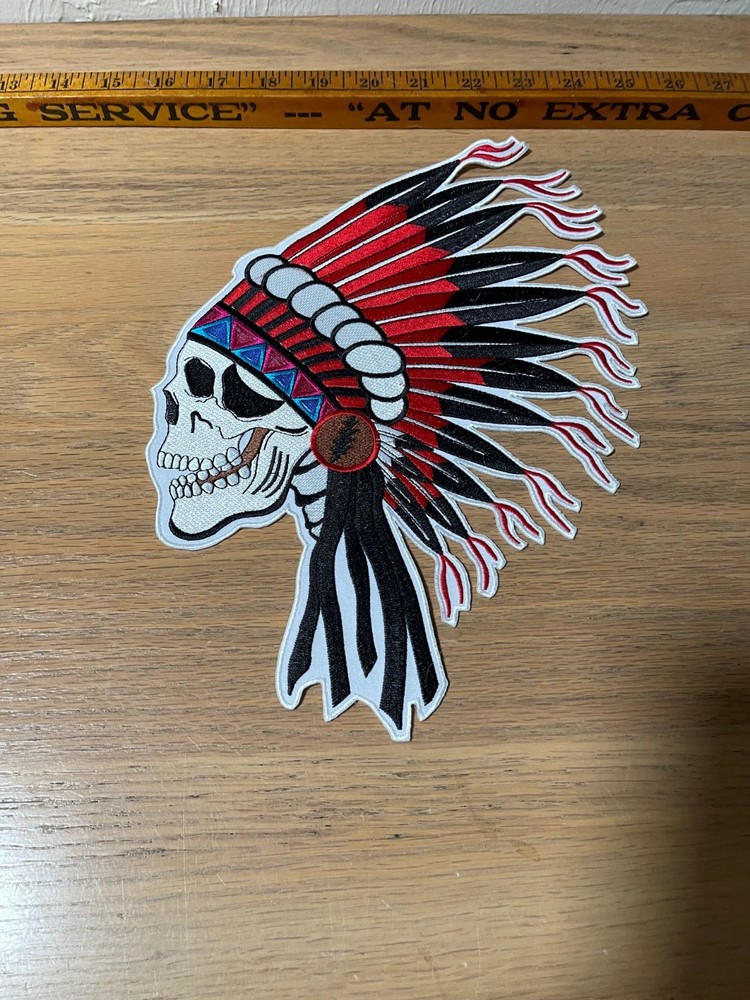 Biker Patch - Large Indian