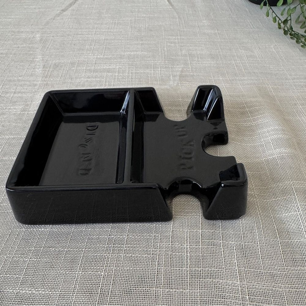 Ceramic Playing Cards Tray Holder Restoration Hardware