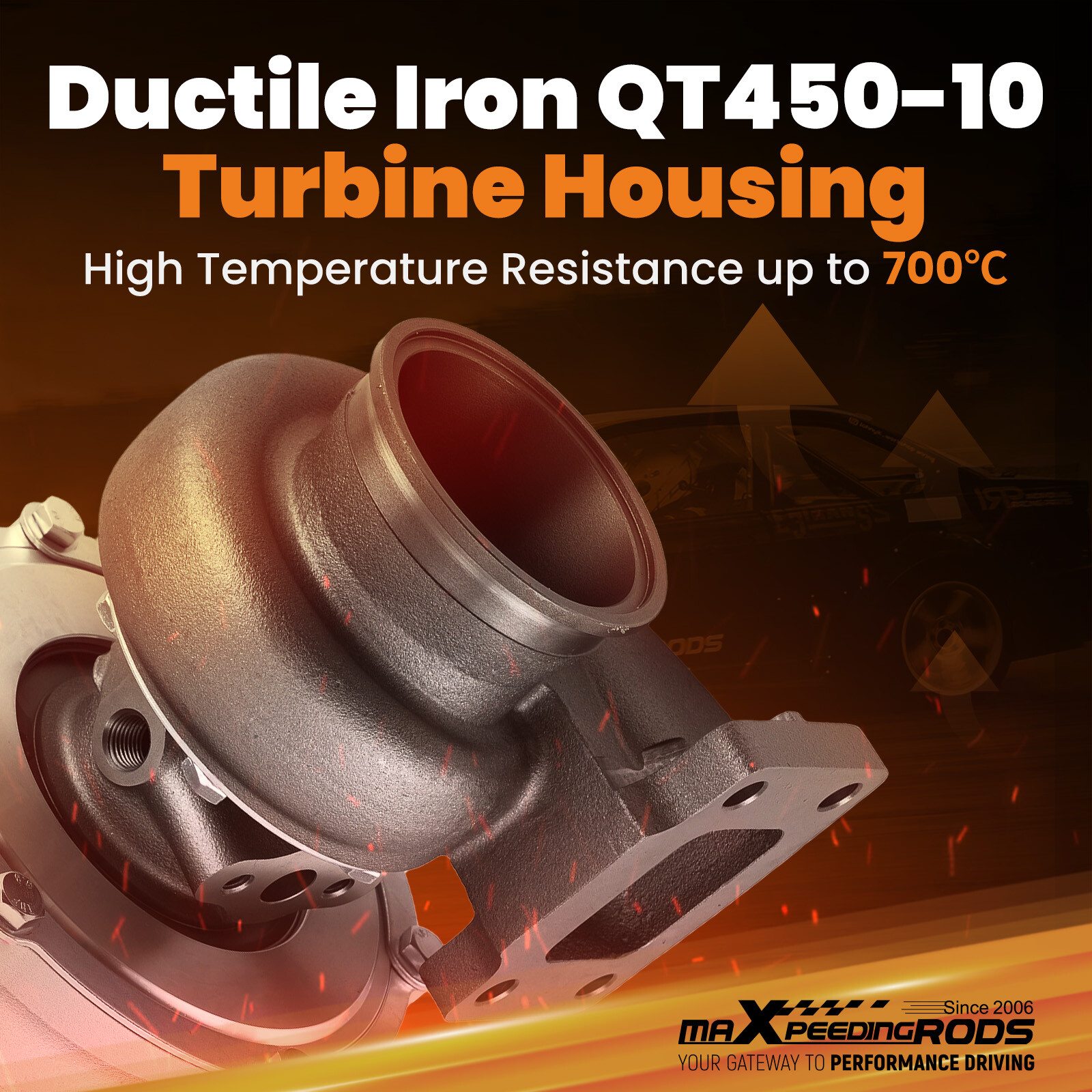 Upgrade Billet T3 V-Band GT3582 GT35 A/R .70 A/R .63 Turbo Up to 600BHP