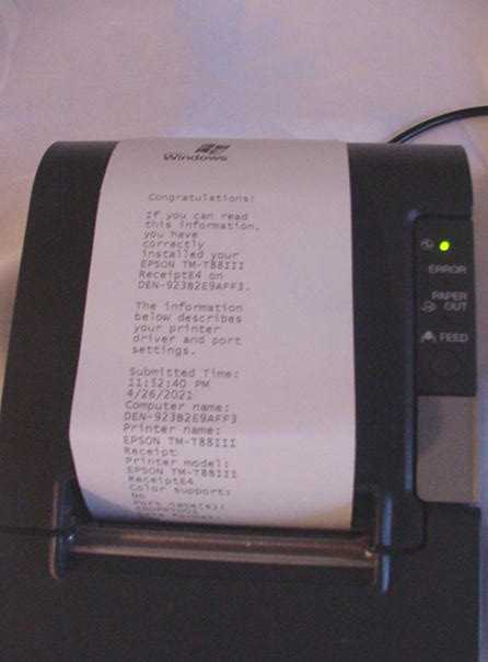 EPSON TM-T88IV THERMAL RECEIPT PRINTER M129H W/ Parallel Interface & AUTO CUTTER