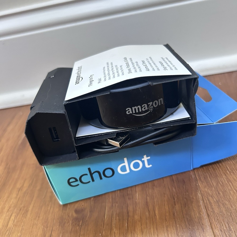 Amazon Echo Dot 2nd Generation w/ Alexa Voice Media Smart Device Open Box