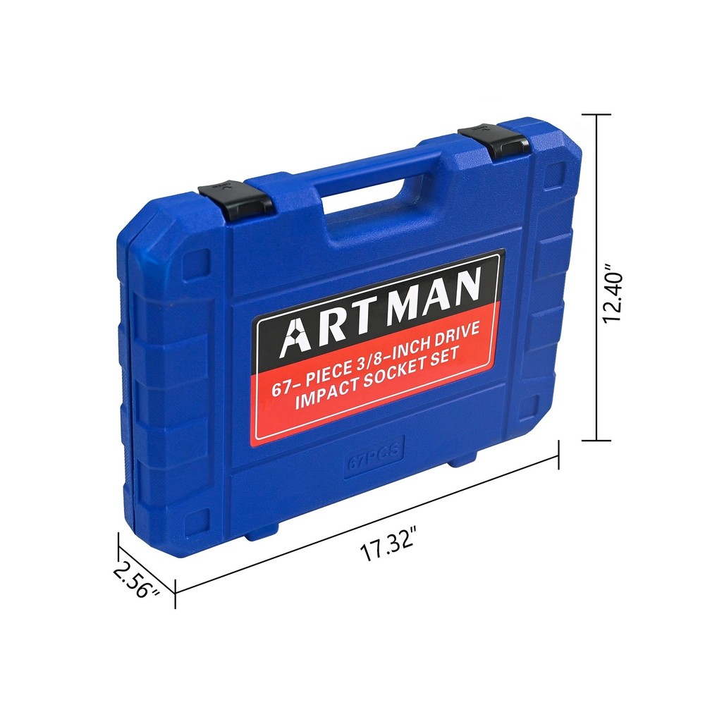 67-Piece Comprehensive Pneumatic Tool Kit