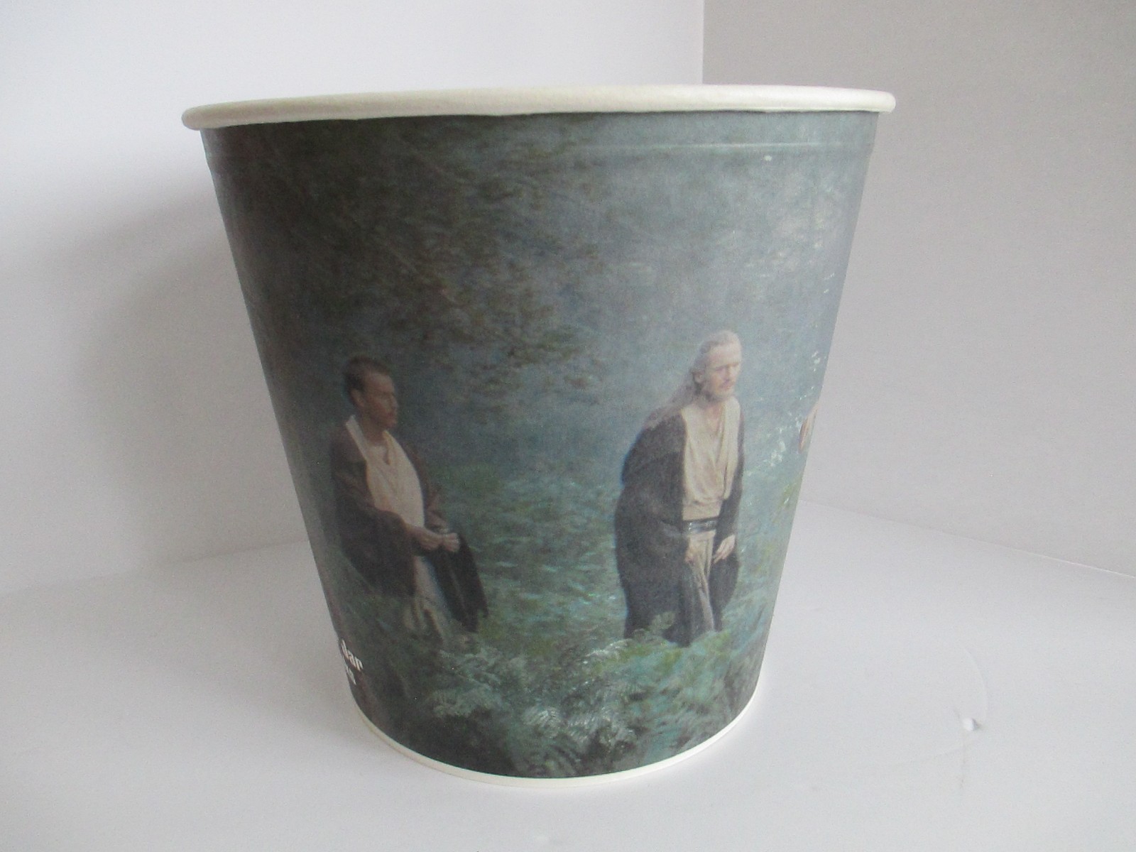 Star Wars Episode 1 KFC Jar Jar Binks Bucket with POG Topper 1999 Vintage BSMT