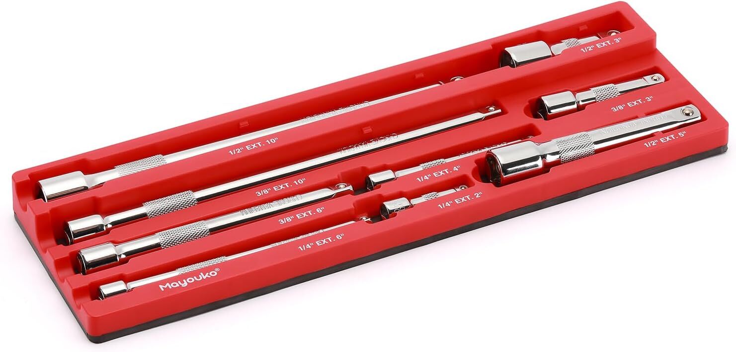 Magnetic Socket Extension Organizer Socket Extension Bar Holder 1/4",3/8",1/2“