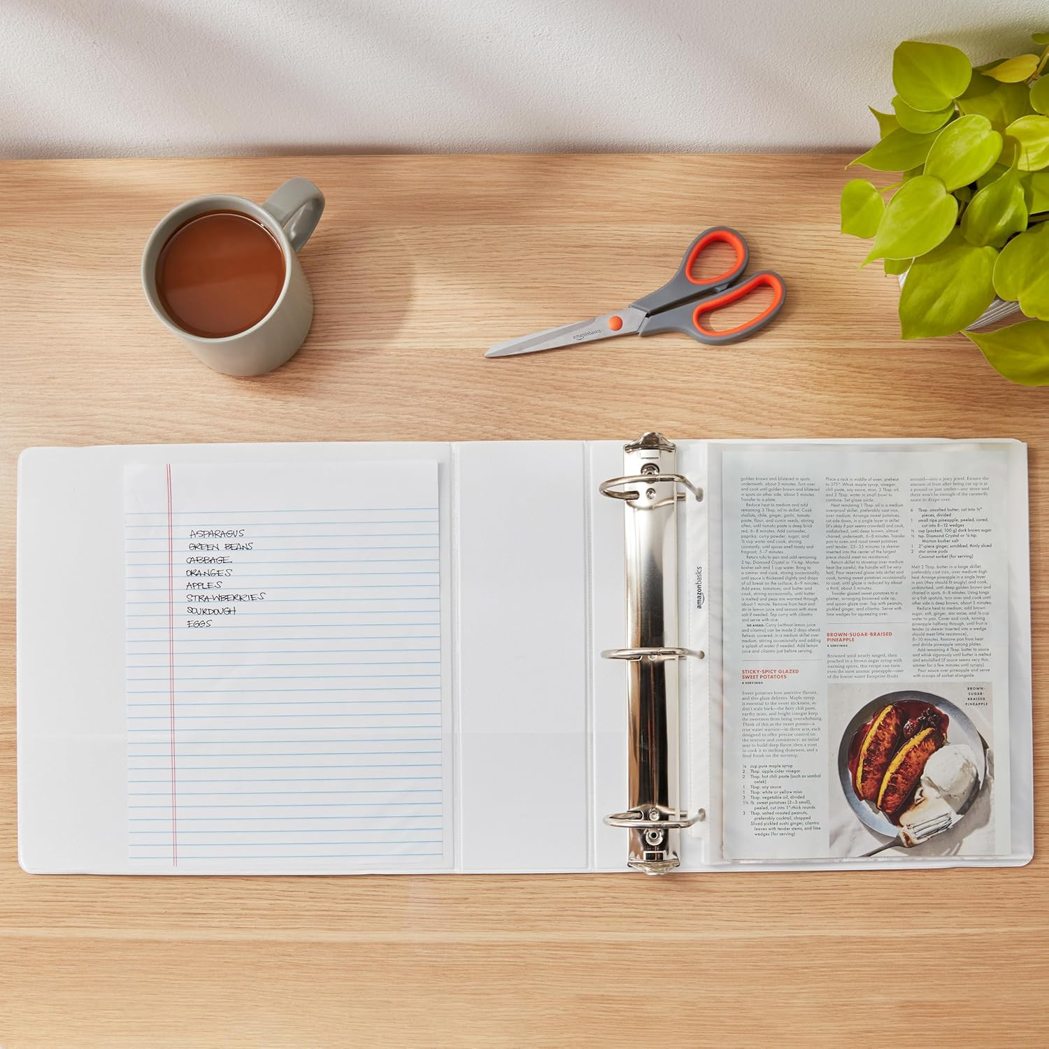 3 Ring Binders, 3 Inch, 2 Pack, D-Ring Organizer for School, Home