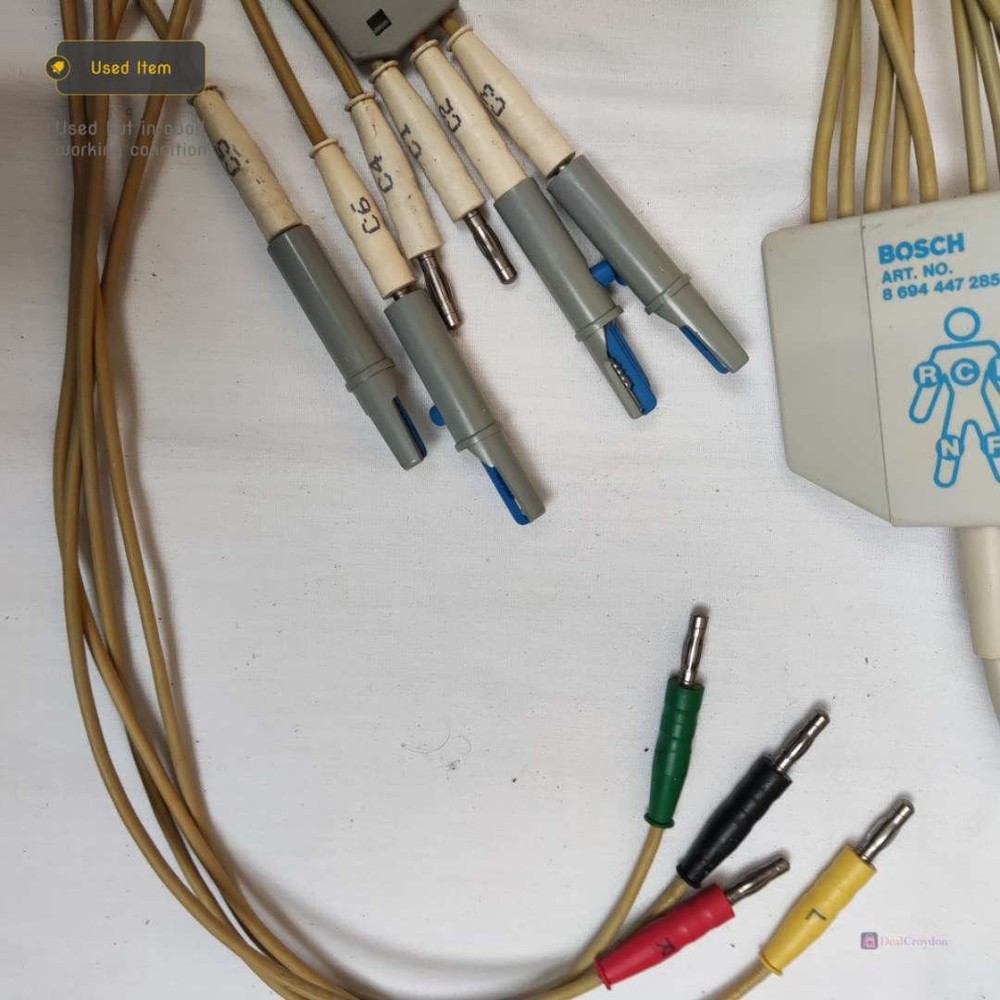 BOSCH EKG601 ELECTROCARDIOGRAPH WITH CABLES