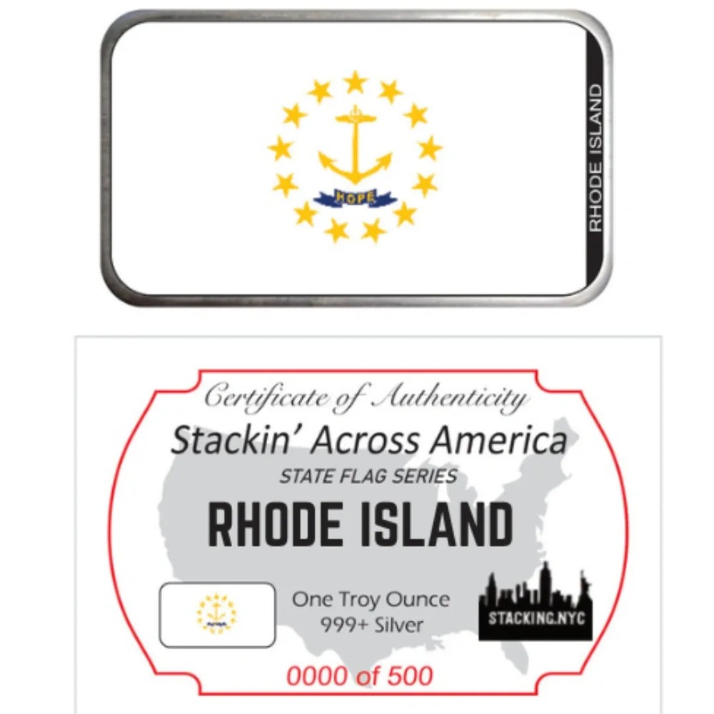 Stacking Across America Flag Series - Rhode Island
