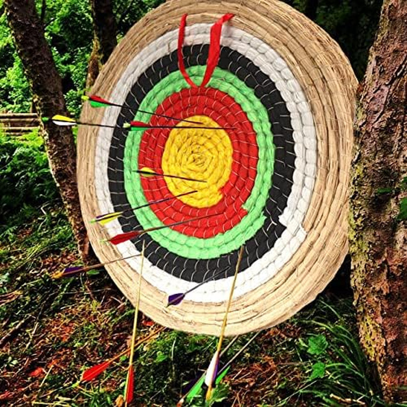 Archery Targets Traditional Solid Straw round Archery Target Shooting Bow Colour