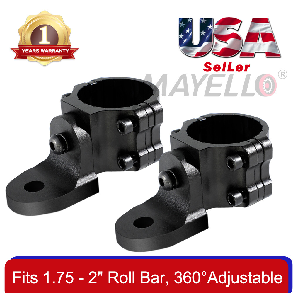 2X For Can-Am Maverick X3 Rear LED Flag Whip Antenna Reverse Light Mount Bracket