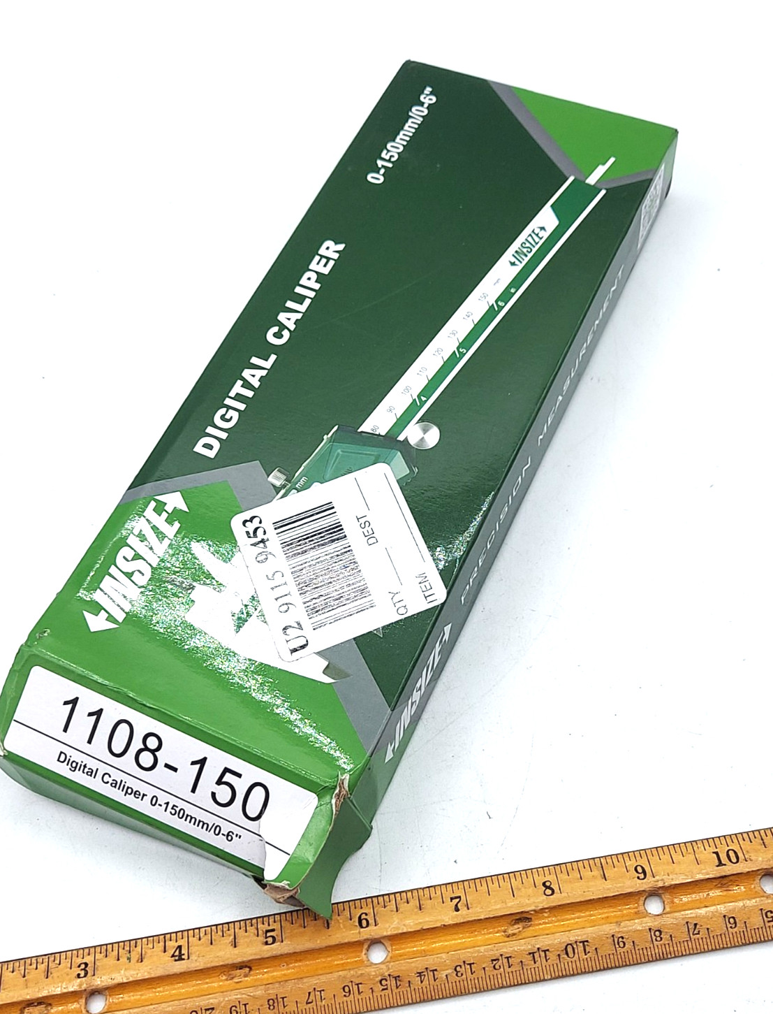 1108-150 Insize 0-6” Digital Caliper (0-150mm) W/ Plastic Case READ *BRAND NEW*