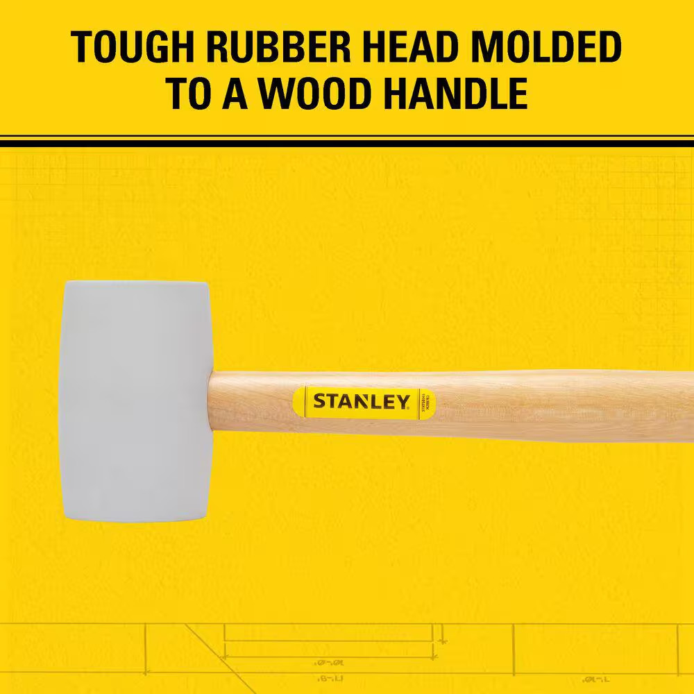 16 oz. White Rubber Mallet