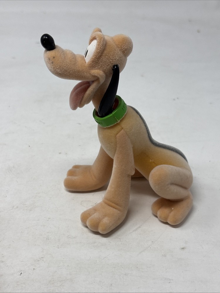Disney Pluto Furry Textured Bobblehead. Read