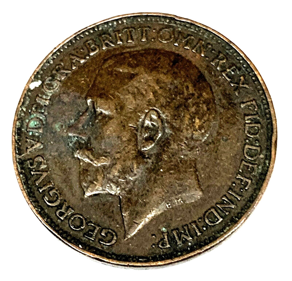 # C672 GREAT BRITAIN COIN, FARTHING 1925
