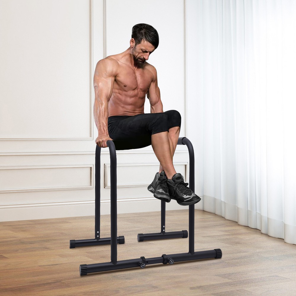 Portable Adjustable Dip Bar for Effective Home Strength Workouts