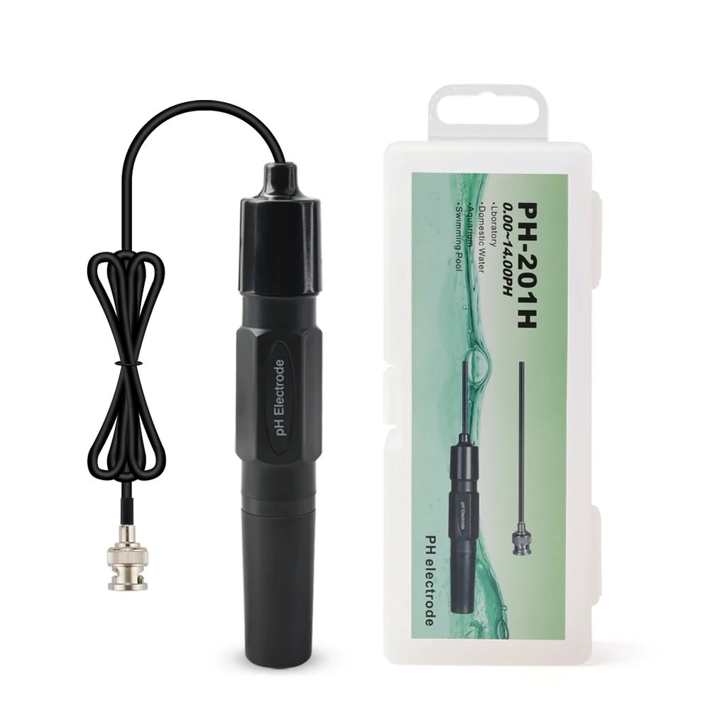 Professional PH Probe Electrode Test PH Meter BNC Connector Cable Length 110cm