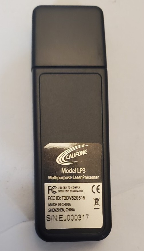 Califone LP3 Multipurpose Laser Presenter 2.4GHz Pointer with Laser