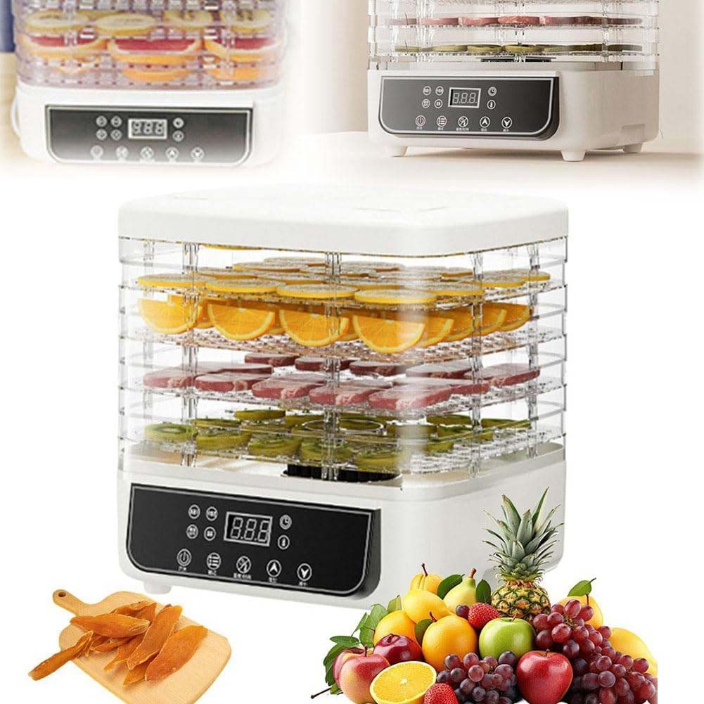 5 Trays Electric Food Dehydrator Commercial Fruit Jerky Beef Meat Dryer Machine