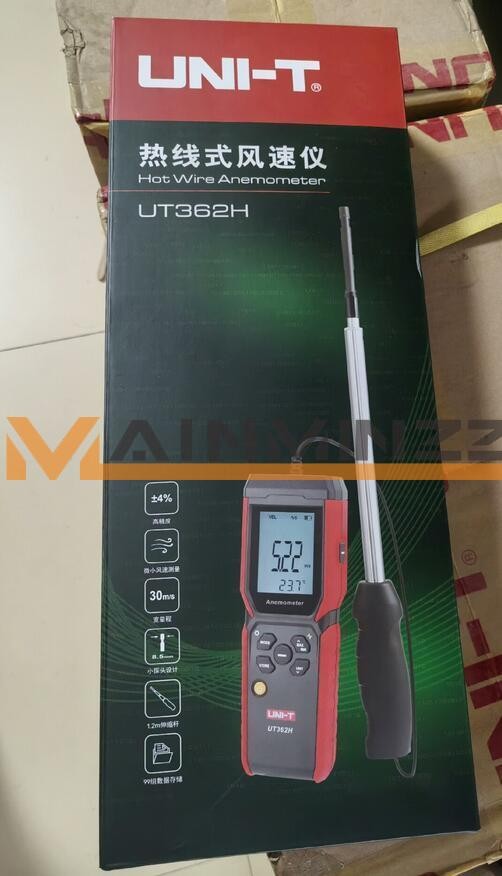 UNI-T UT362H Hot Wire Anemometer Sensor Wind Velocity/Volume/Temperature Tester