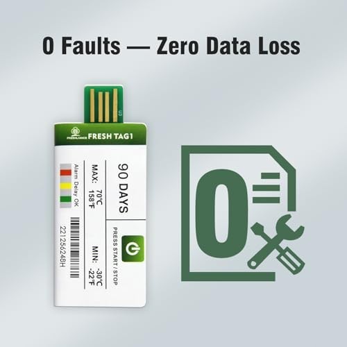 Freshliance Disposable USB Temperature Data Logger 10 Pack for Cold Chain