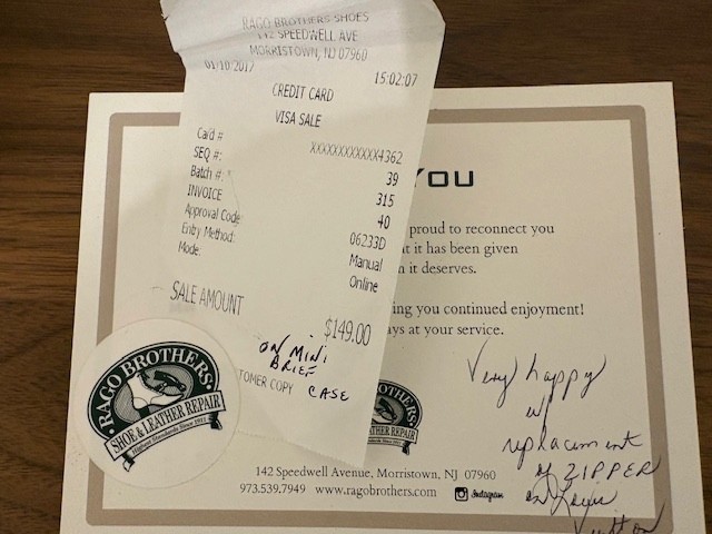 Authentic Louis Vuitton Posh Document Portfolio Monogram Canvas