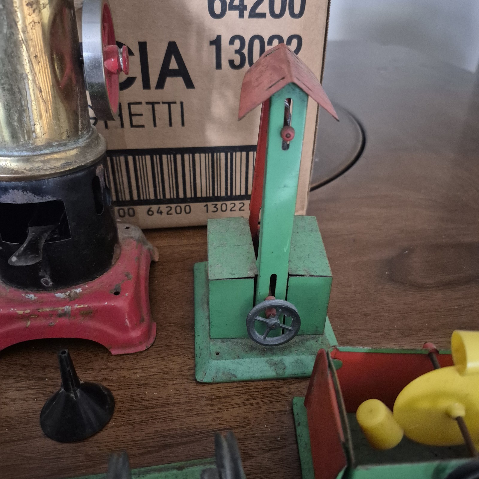 Vintage Fleischmann 105-1 Vertical Live Steam Engine Western Lot Gremany