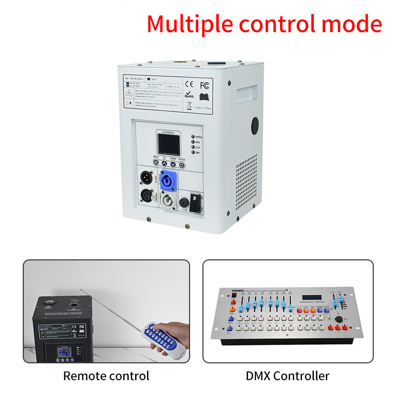 4PCS Cold Spark Machine 750W Stage Effect DMX Firework Wedding w/Case