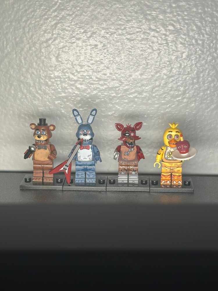 Five Nights At Freddies GENERIC BRICK MOC FIGURES FULL SET