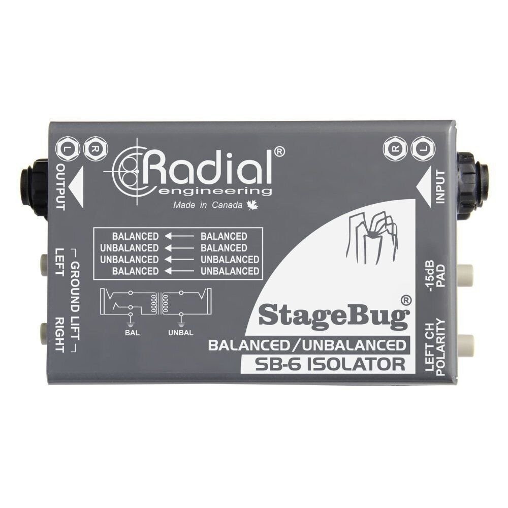 Radial Engineering StageBug SB-6 Stereo Isolator