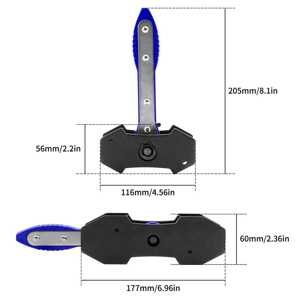 Brake Caliper Press Compression Tool 360° Adjustable Ratchet Piston Spreader US