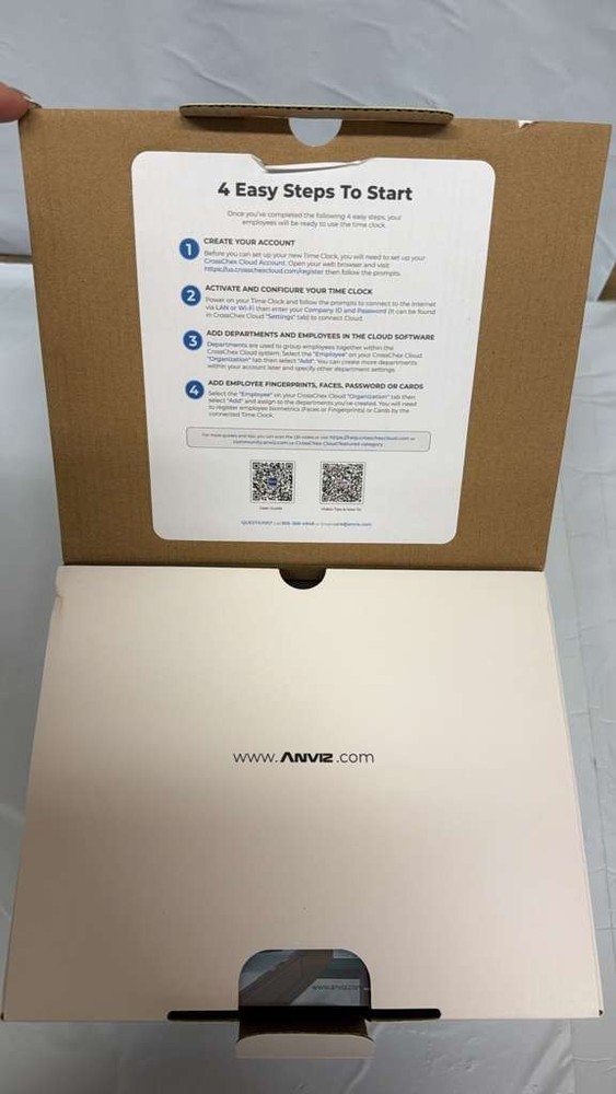 ANVIZ FacePass 7 Pro Touchless Face Recognitio Time Clock (E5)