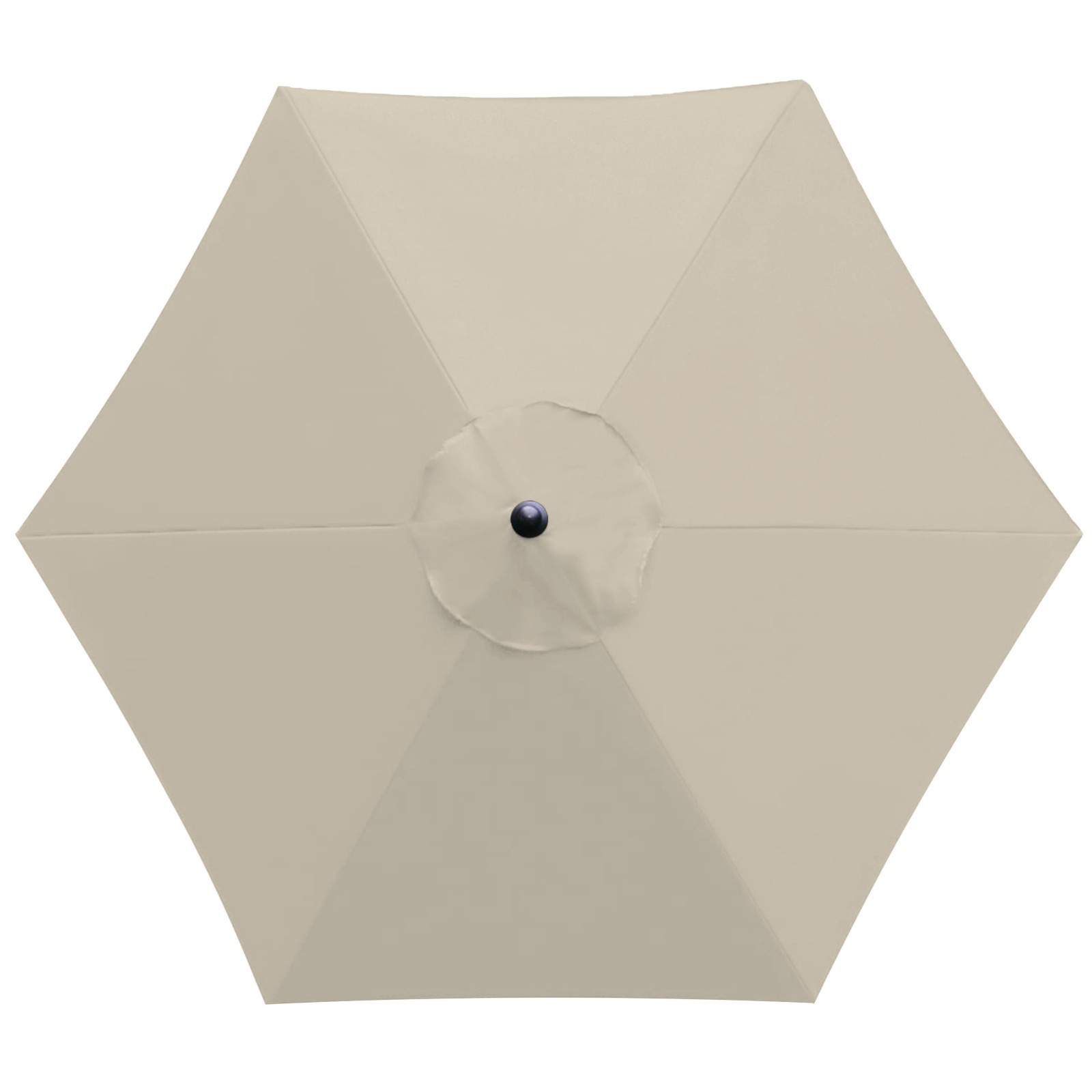 7.5ft Replacement Cover 6 Ribs Market Patio Umbrella Canopy Covers (CANOPY ONLY)