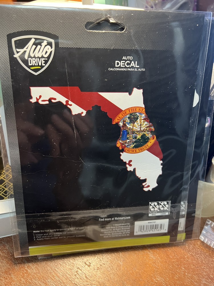 Auto decals  - Florida map- new