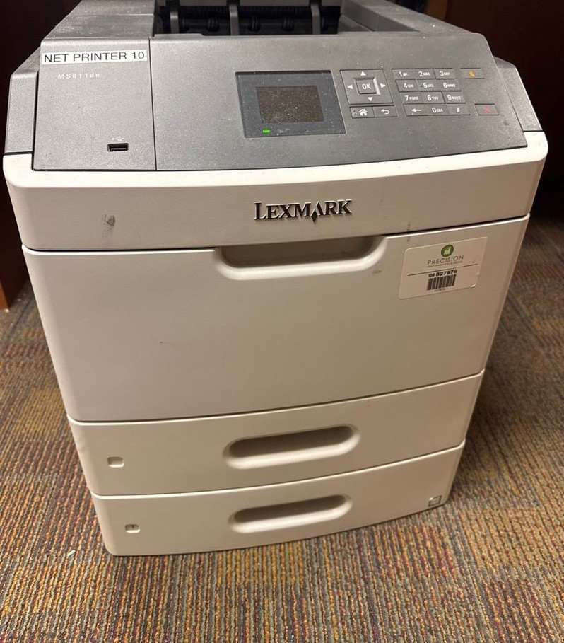 Lexmark MS811dn 55PPM Mono Laser Printer Network Duplex NEW Imaging Unit Tested