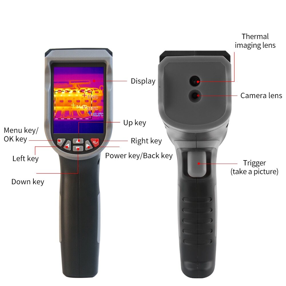 IR Thermal Camera Imager 120*90 Resolution Without Delay Automatic Tracking8GB