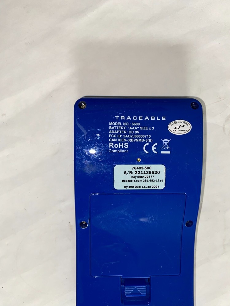 Traceable 6600 Wi-Fi Data Logging Refrigerator/Freezer Thermometer - Used