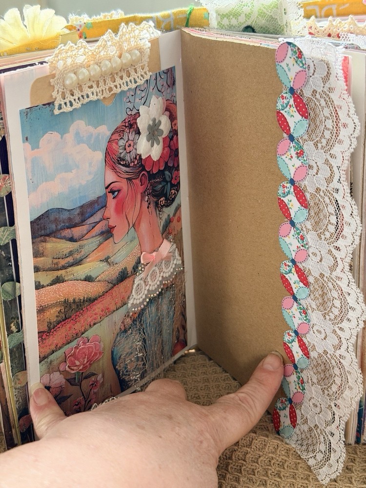 “Spring Sunshine”-Handmade Junk Journal