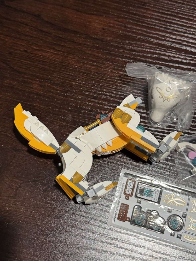 Lego Elves 41195 White Wolf Creature - Read Description