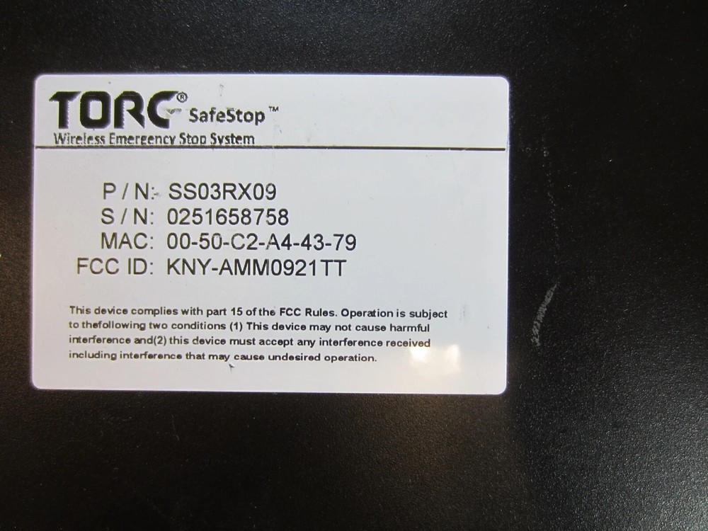 Torc Robotics Safe Stop Controller and Receiver