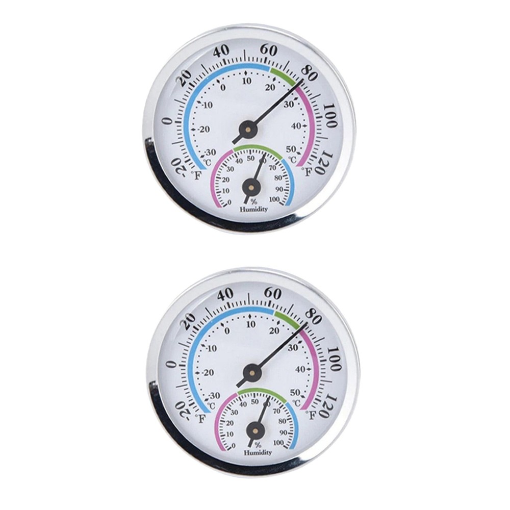 Workshop and Garage Use Thermometer Hygrometer 2pcs with Temperature Display